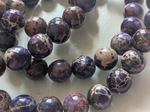 Jasper Imperial Gemstone round beads 10mm approx 40 beads per strand