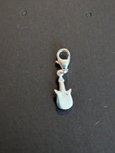 Load image into Gallery viewer, Sterling silver stamped 925 clip on charm guitar music