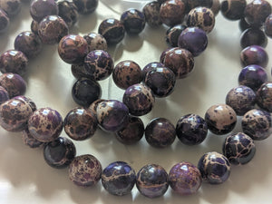 Jasper Imperial Gemstone round beads 10mm approx 40 beads per strand