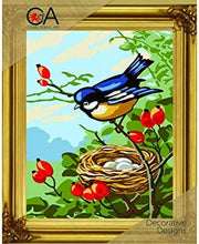 Load image into Gallery viewer, Tapestry Kit - Bluetit - Half Cross Quick Stitch Kit 22cm x 30cm Collection D&#39;Art