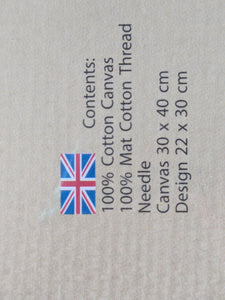 Tapestry Kit - Poppies - Half Cross Quick Stitch Kit 22cm x 30cm Collection D'Art