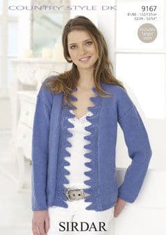 Knitting pattern sirdar 9167 Cardigan