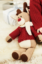 Load image into Gallery viewer, Reindeer Sweater, Hat &amp; Toy, Stylecraft, 9869 - Leaflet - English