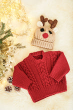 Load image into Gallery viewer, Reindeer Sweater, Hat &amp; Toy, Stylecraft, 9869 - Leaflet - English