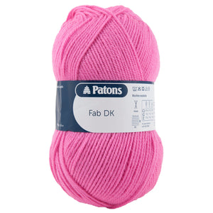 Full Pack of 10 Balls - Crochet/Knitting Yarn: Fab: Double Knitting: 10 x 100g: Lilac Candy