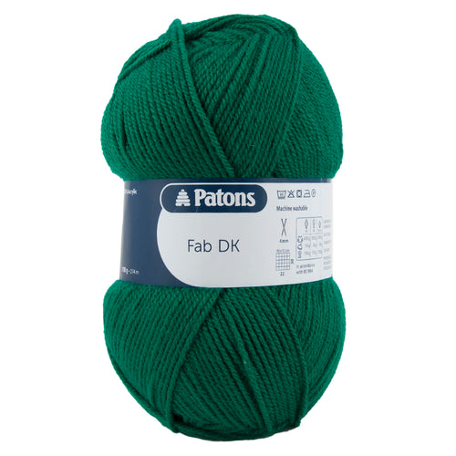 Full Pack of 10 Balls - Crochet/Knitting Yarn: Fab: Double Knitting: 10 x 100g: Forest