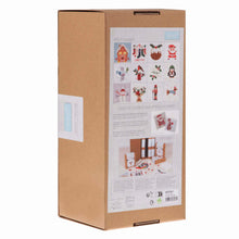 Load image into Gallery viewer, Advent Calendar Cross Stitch Kits with 12 Doors by Trimits, Merry Christmas, Penguin, Reindeer, Stockings, Pudding, dog, Gingerbread,