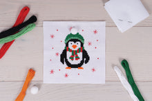 Load image into Gallery viewer, Advent Calendar Cross Stitch Kits with 12 Doors by Trimits, Merry Christmas, Penguin, Reindeer, Stockings, Pudding, dog, Gingerbread,