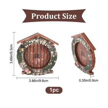 Load image into Gallery viewer, Fairy Door, Miniature Garden, Round,  3d