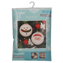 Load image into Gallery viewer, Punch Needle Kit: Santa &amp; Snowman