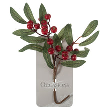 Load image into Gallery viewer, Pack of 1 Huckleberry Branch: 25cm floral arrangements, wreaths, button holes