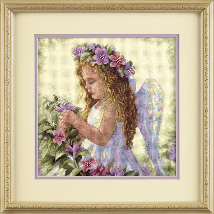 Counted Cross Stitch Kit: Passion Flower Angel