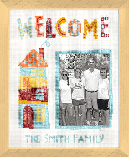 Counted Cross Stitch Kit: Welcome Home