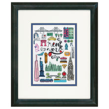 Load image into Gallery viewer, Counted Cross Stitch Kit: New York &amp; Paris