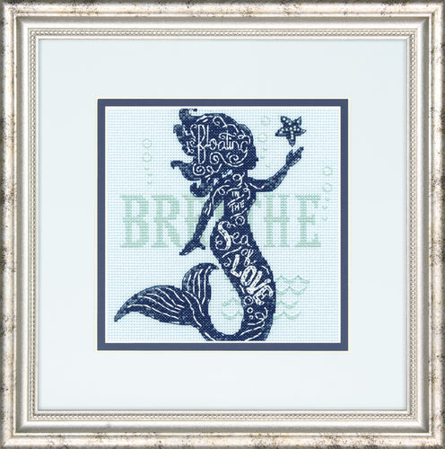 Counted Cross Stitch Kit: Mermaid Song