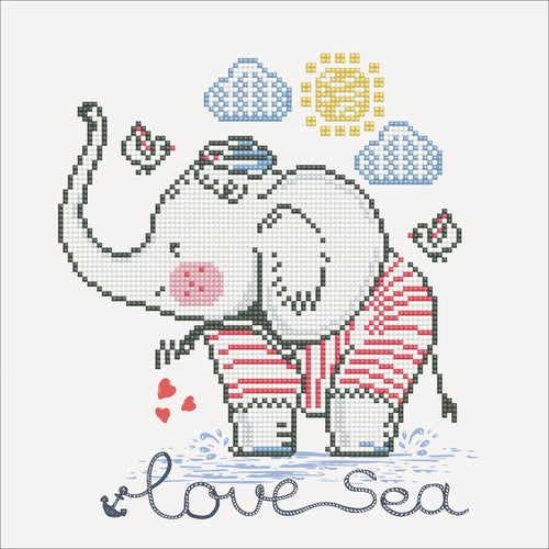 Diamond Painting Kit: Love Sea