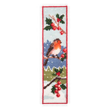 Load image into Gallery viewer, Counted Cross Stitch Kit: Bookmark: Robin