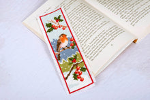 Load image into Gallery viewer, Counted Cross Stitch Kit: Bookmark: Robin