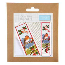 Load image into Gallery viewer, Counted Cross Stitch Kit: Bookmark: Robin