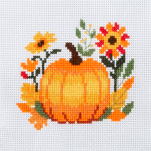 Load image into Gallery viewer, Counted Cross Stitch Kit: Mini: Pumpkin
