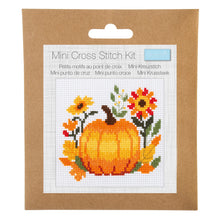 Load image into Gallery viewer, Counted Cross Stitch Kit: Mini: Pumpkin