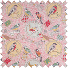 Load image into Gallery viewer, Sewing Machine Bag: Matt PVC: Birds on Bobbin