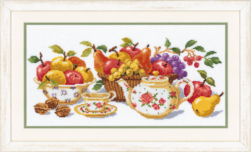 Counted Cross Stitch Kit: Afternoon Tea