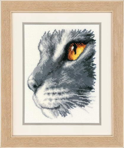 Counted Cross Stitch Kit: Majestic Cat