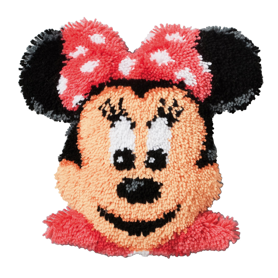 Latch Hook Kit: Shaped Cushion: Disney: Minnie Mouse