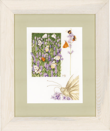 Counted Cross Stitch Kit: Lavender Field (Evenweave)