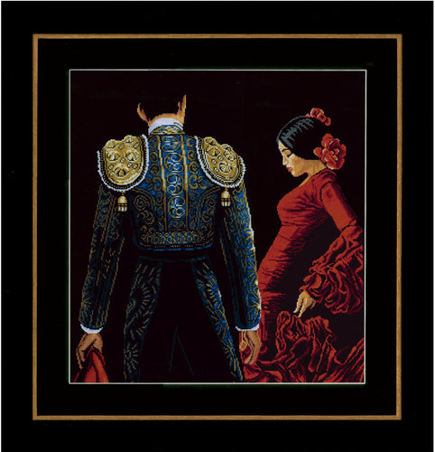 Counted Cross Stitch Kit: Dancing In Passion (Aida,B) by LANARTE