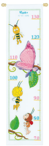 Counted Cross Stitch Kit: Height Chart: Maya