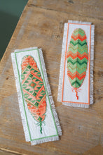 Load image into Gallery viewer, Counted Cross Stitch Kit: Bookmark: Feathers Set of 2