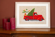 Load image into Gallery viewer, Counted Cross Stitch Kit: Christmas Truck