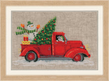 Load image into Gallery viewer, Counted Cross Stitch Kit: Christmas Truck