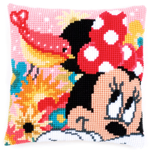 Cross Stitch Kit: Cushion: Disney: Minnie: Psst, I've a secret