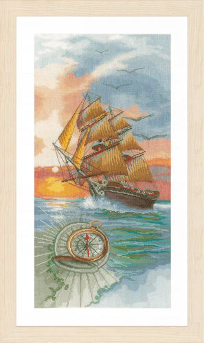 Counted Cross Stitch Kit: On a Discovery Travel