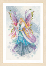 Load image into Gallery viewer, Counted Cross Stitch Kit: Fantasy Winter Elf Fairy (Linen) by LANARTE