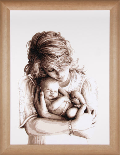 Counted Cross Stitch Kit: Mother and Child: Limited Edition