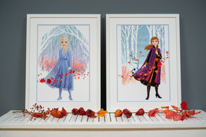 Counted Cross Stitch Kit: Disney: Frozen 2: Anna