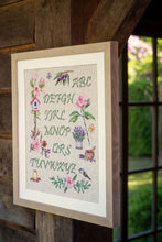 Load image into Gallery viewer, Counted Cross Stitch Kit: Garden Alphabet