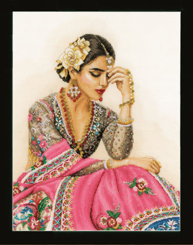 Counted Cross Stitch Kit: Traditional Reminiscence by Lanarte