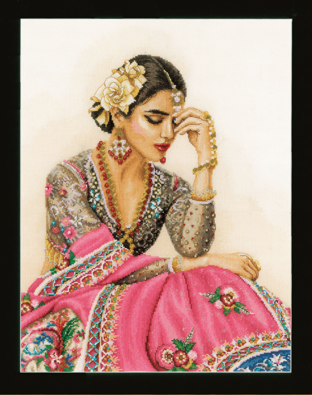 Counted Cross Stitch Kit: Traditional Reminiscence by Lanarte