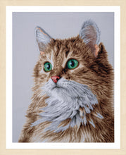 Load image into Gallery viewer, A Counted Cross Stitch Kit: Neighbourhood Meeting - bird table feeding station by Lanarte