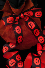 Load image into Gallery viewer, Full roll of Ribbon: Pumpkins: 20m x 25mm: Orange