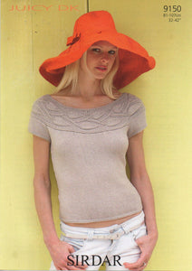 Knitting pattern sirdar 9150 Tops
