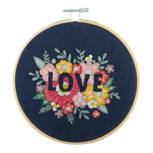 Load image into Gallery viewer, Embroidery Kit with Hoop: Love