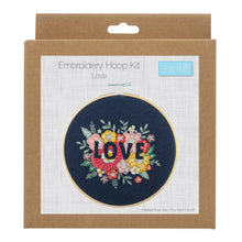 Load image into Gallery viewer, Embroidery Kit with Hoop: Love