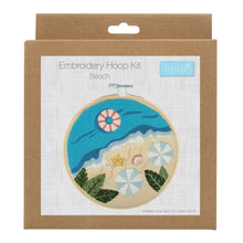 Load image into Gallery viewer, Embroidery Kit with Hoop: Beach