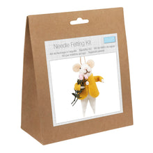 Load image into Gallery viewer, Needle Felting Kit: Flower Mouse